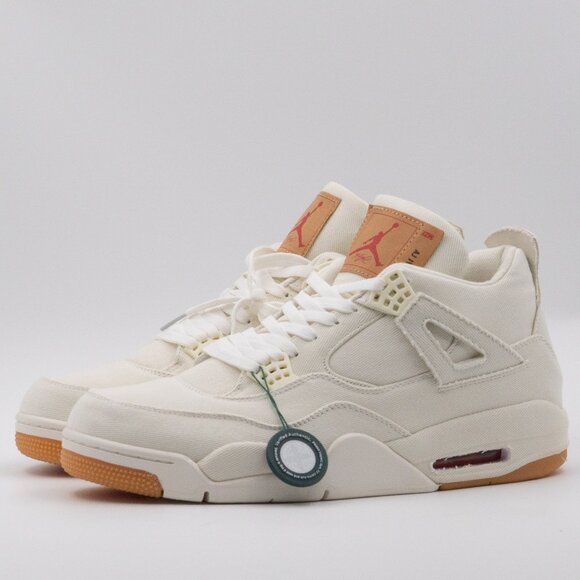 Jordan Other - 🔹 Air Jordan 4 Retro “Levi’s White” (Levi’s tag) — 13M (DS · AO2571-100)
